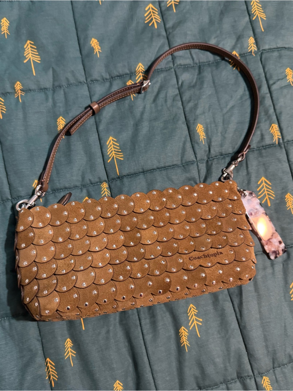 Coachtopia Alter/ego suede link bag - Picture 4 of 11